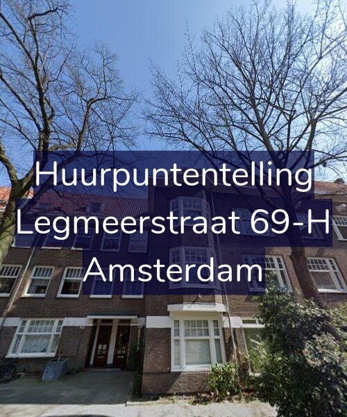 Foto gevel Huurpuntentelling voor Legmeerstraat 69-H, Amsterdam