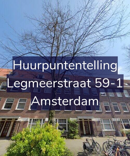 Foto gevel Huurpuntentelling voor Legmeerstraat 59-1, Amsterdam