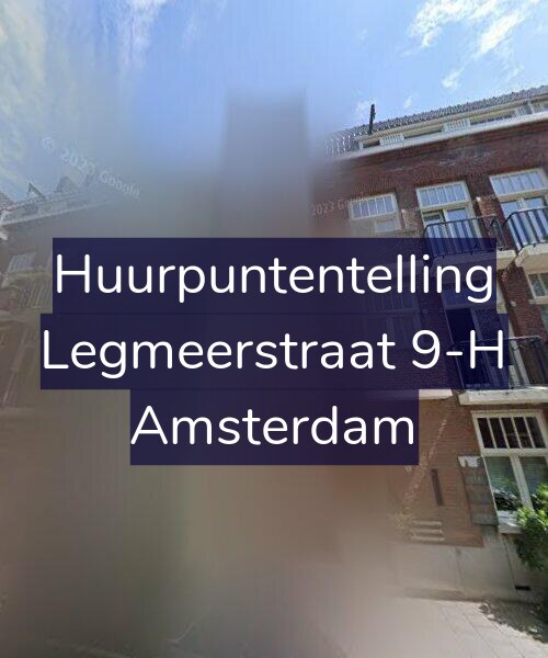 Foto gevel Huurpuntentelling voor Legmeerstraat 9-H, Amsterdam