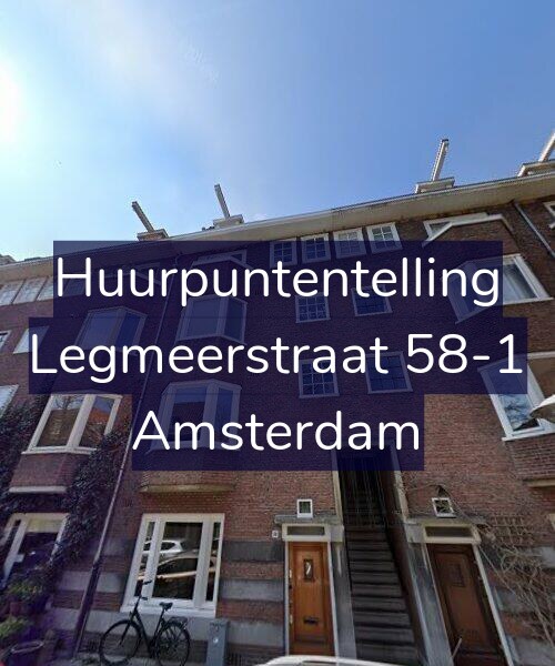 Foto gevel Huurpuntentelling voor Legmeerstraat 58-1, Amsterdam