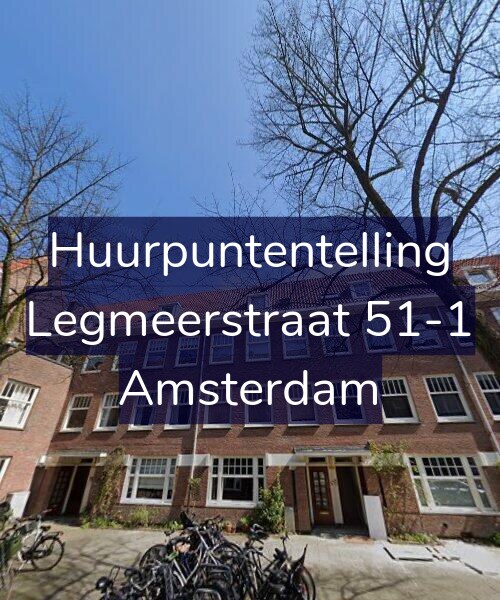 Foto gevel Huurpuntentelling voor Legmeerstraat 51-1, Amsterdam
