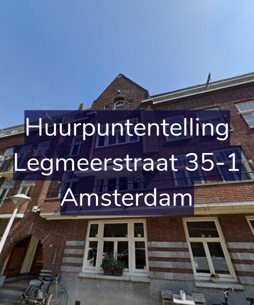 Foto gevel Huurpuntentelling voor Legmeerstraat 35-1, Amsterdam