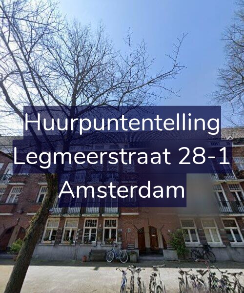 Foto gevel Huurpuntentelling voor Legmeerstraat 28-1, Amsterdam