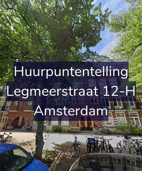 Foto gevel Huurpuntentelling voor Legmeerstraat 12-H, Amsterdam