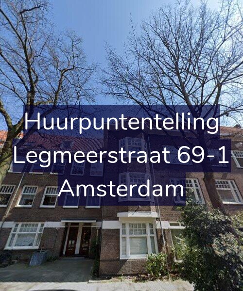Foto gevel Huurpuntentelling voor Legmeerstraat 69-1, Amsterdam