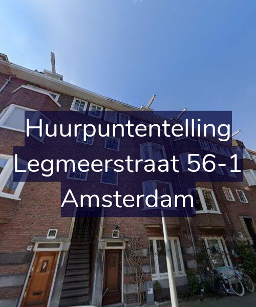Foto gevel Huurpuntentelling voor Legmeerstraat 56-1, Amsterdam