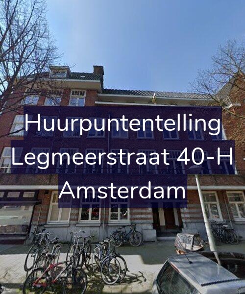 Foto gevel Huurpuntentelling voor Legmeerstraat 40-H, Amsterdam