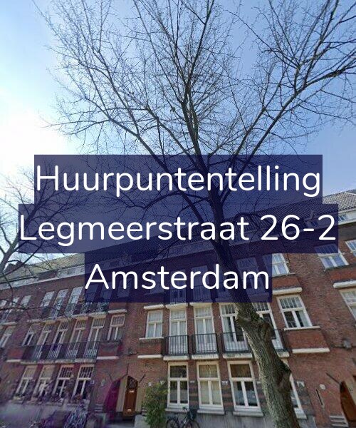 Foto gevel Huurpuntentelling voor Legmeerstraat 26-2, Amsterdam