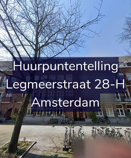 Foto gevel Huurpuntentelling voor Legmeerstraat 28-H, Amsterdam