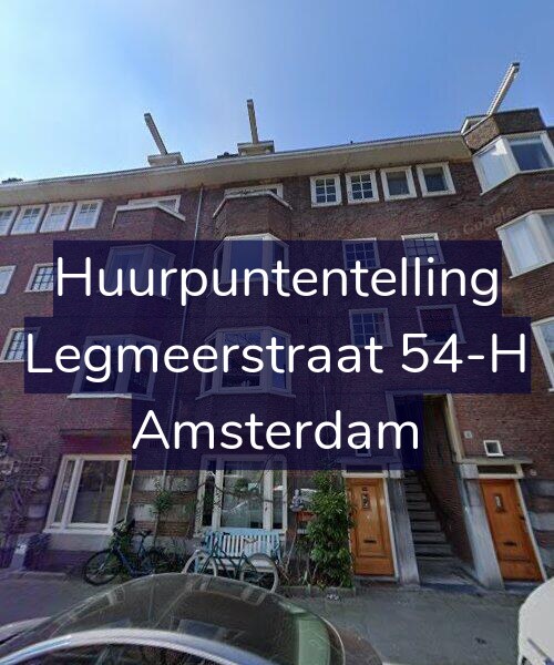 Foto gevel Huurpuntentelling voor Legmeerstraat 54-H, Amsterdam