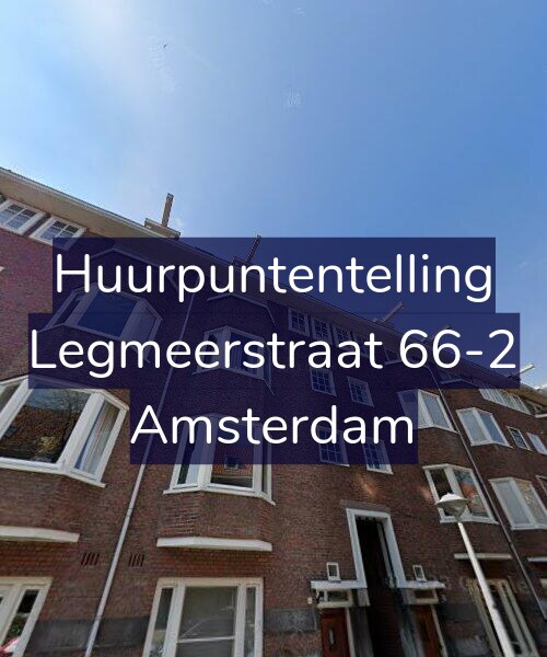 Foto gevel Huurpuntentelling voor Legmeerstraat 66-2, Amsterdam