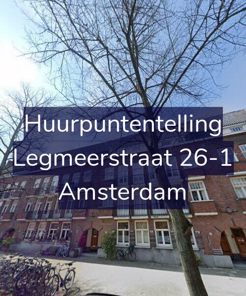 Foto gevel Huurpuntentelling voor Legmeerstraat 26-1, Amsterdam