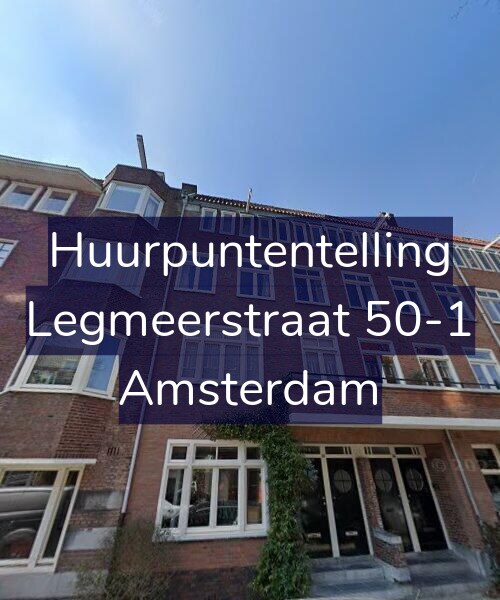 Foto gevel Huurpuntentelling voor Legmeerstraat 50-1, Amsterdam