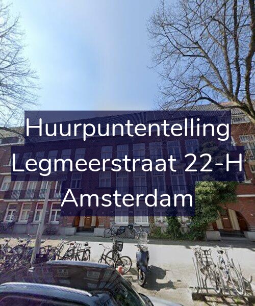 Foto gevel Huurpuntentelling voor Legmeerstraat 22-H, Amsterdam