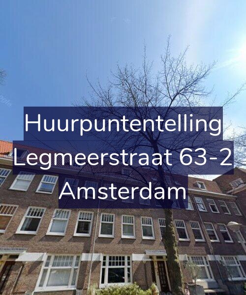 Foto gevel Huurpuntentelling voor Legmeerstraat 63-2, Amsterdam