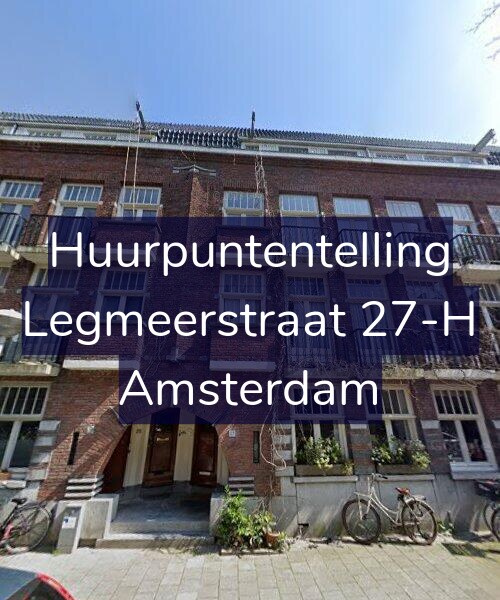 Foto gevel Huurpuntentelling voor Legmeerstraat 27-H, Amsterdam