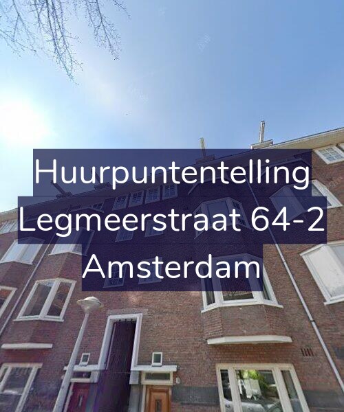 Foto gevel Huurpuntentelling voor Legmeerstraat 64-2, Amsterdam