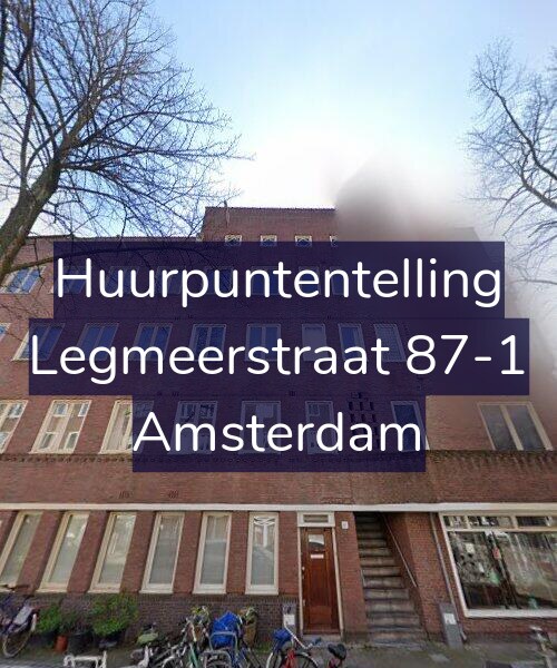 Foto gevel Huurpuntentelling voor Legmeerstraat 87-1, Amsterdam