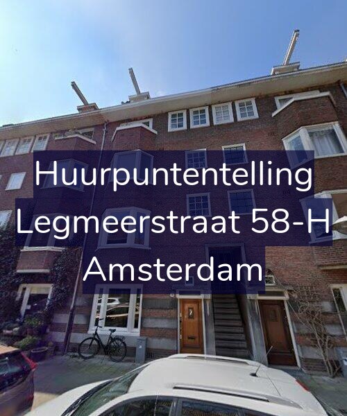 Foto gevel Huurpuntentelling voor Legmeerstraat 58-H, Amsterdam