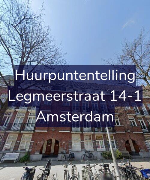 Foto gevel Huurpuntentelling voor Legmeerstraat 14-1, Amsterdam