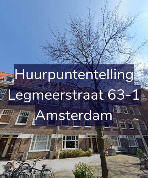 Foto gevel Huurpuntentelling voor Legmeerstraat 63-1, Amsterdam