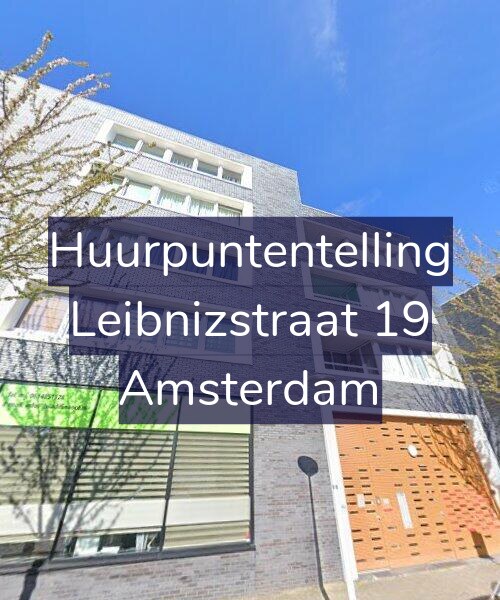 Foto gevel Huurpuntentelling voor Leibnizstraat 19, Amsterdam