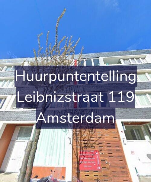 Foto gevel Huurpuntentelling voor Leibnizstraat 119, Amsterdam
