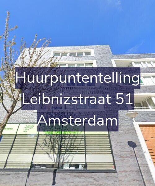 Foto gevel Huurpuntentelling voor Leibnizstraat 51, Amsterdam