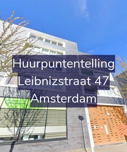 Foto gevel Huurpuntentelling voor Leibnizstraat 47, Amsterdam