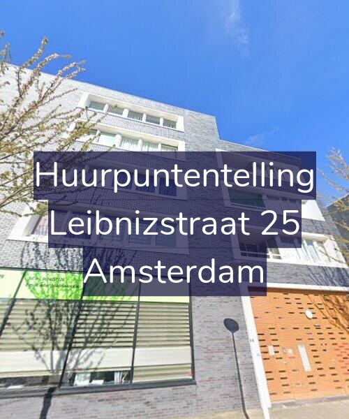 Foto gevel Huurpuntentelling voor Leibnizstraat 25, Amsterdam