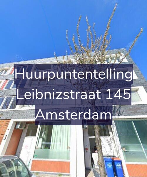 Foto gevel Huurpuntentelling voor Leibnizstraat 145, Amsterdam