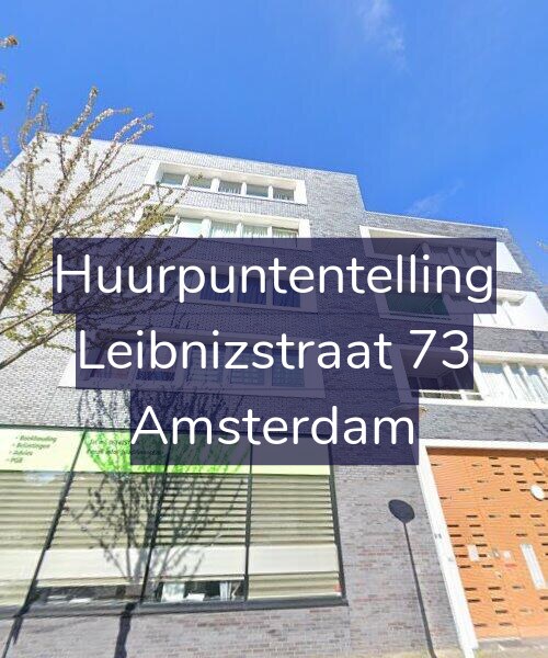Foto gevel Huurpuntentelling voor Leibnizstraat 73, Amsterdam