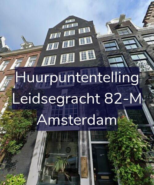 Foto gevel Huurpuntentelling voor Leidsegracht 82-M, Amsterdam