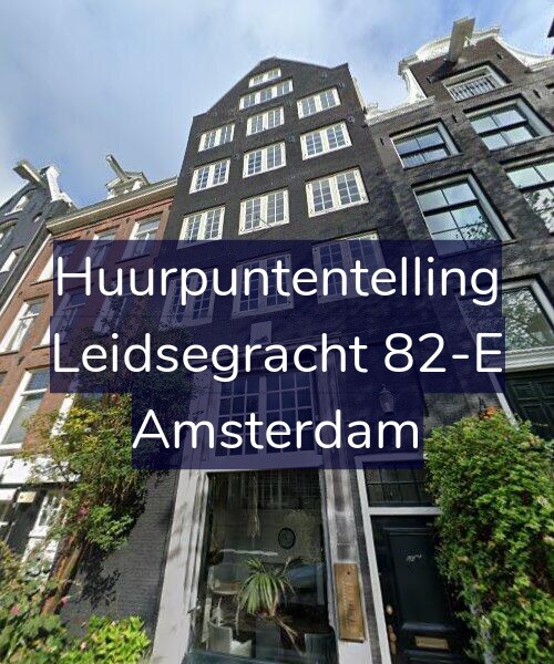 Foto gevel Huurpuntentelling voor Leidsegracht 82-E, Amsterdam