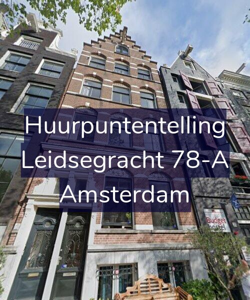 Foto gevel Huurpuntentelling voor Leidsegracht 78-A, Amsterdam