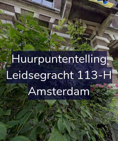 Foto gevel Huurpuntentelling voor Leidsegracht 113-H, Amsterdam