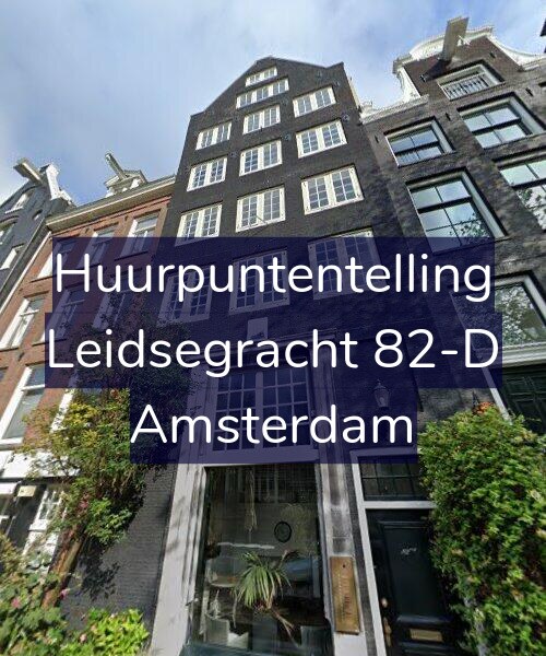 Foto gevel Huurpuntentelling voor Leidsegracht 82-D, Amsterdam