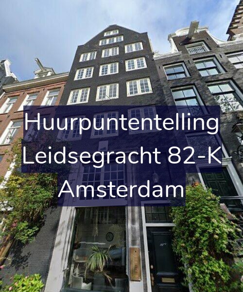 Foto gevel Huurpuntentelling voor Leidsegracht 82-K, Amsterdam