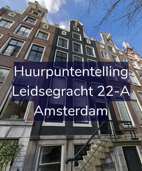 Foto gevel Huurpuntentelling voor Leidsegracht 22-A, Amsterdam