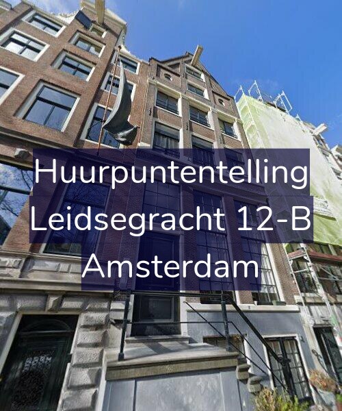 Foto gevel Huurpuntentelling voor Leidsegracht 12-B, Amsterdam