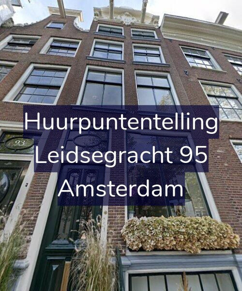 Foto gevel Huurpuntentelling voor Leidsegracht 95, Amsterdam