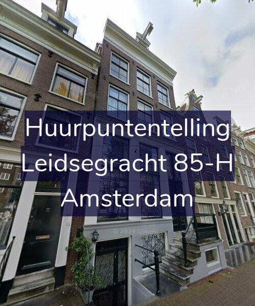 Foto gevel Huurpuntentelling voor Leidsegracht 85-H, Amsterdam