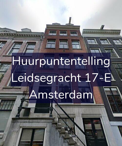 Foto gevel Huurpuntentelling voor Leidsegracht 17-E, Amsterdam
