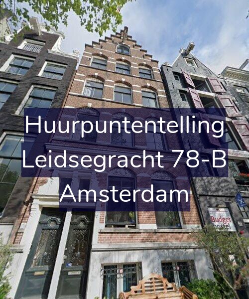 Foto gevel Huurpuntentelling voor Leidsegracht 78-B, Amsterdam