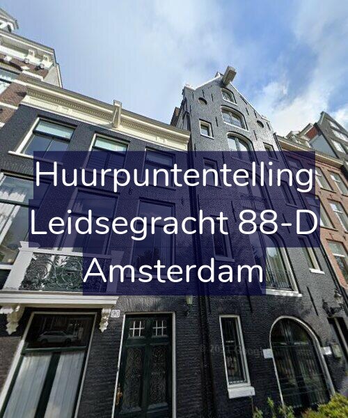 Foto gevel Huurpuntentelling voor Leidsegracht 88-D, Amsterdam