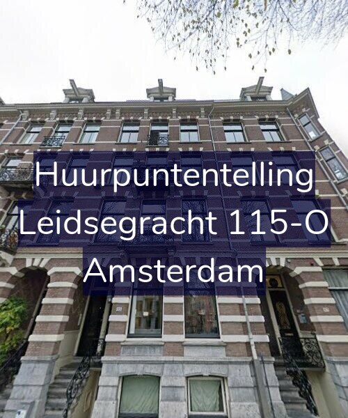 Foto gevel Huurpuntentelling voor Leidsegracht 115-O, Amsterdam