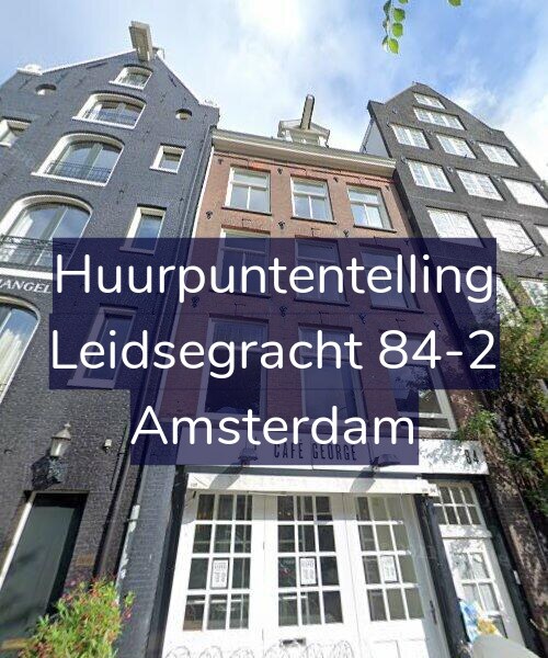 Foto gevel Huurpuntentelling voor Leidsegracht 84-2, Amsterdam