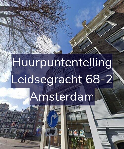 Foto gevel Huurpuntentelling voor Leidsegracht 68-2, Amsterdam