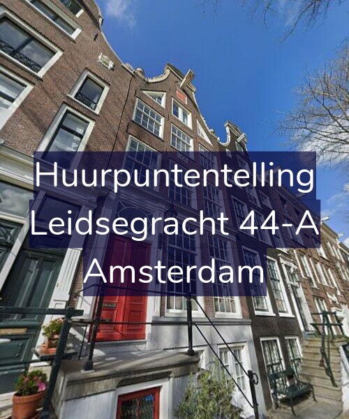 Foto gevel Huurpuntentelling voor Leidsegracht 44-A, Amsterdam