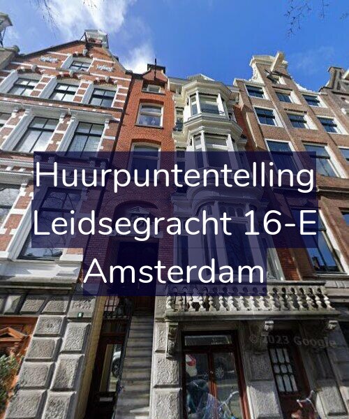 Foto gevel Huurpuntentelling voor Leidsegracht 16-E, Amsterdam